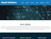 Tablet Screenshot of degel.com